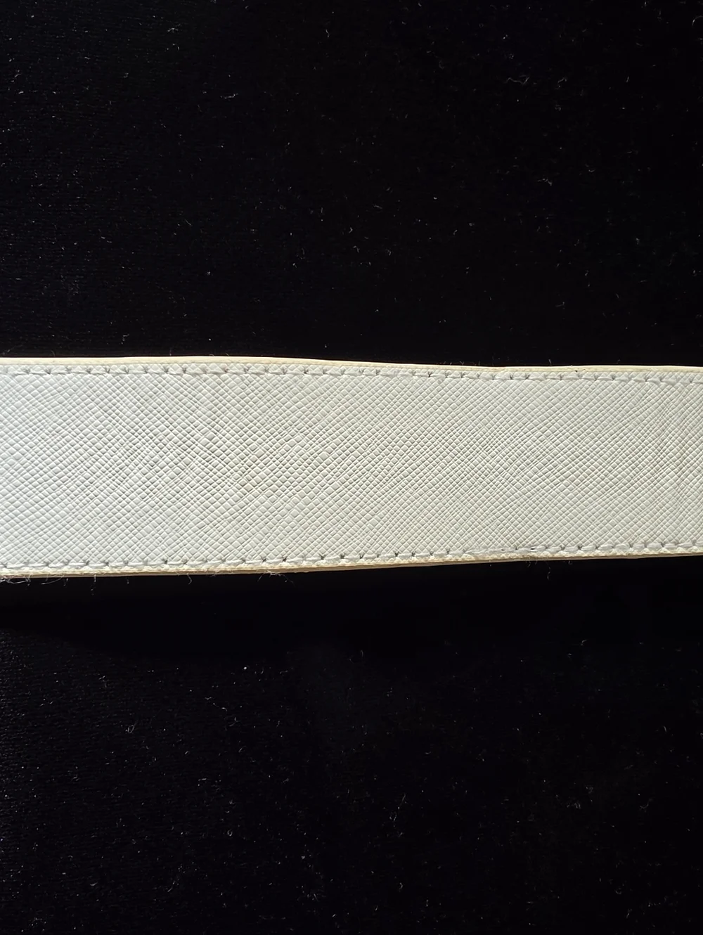 White Leather Cuff Bracelet